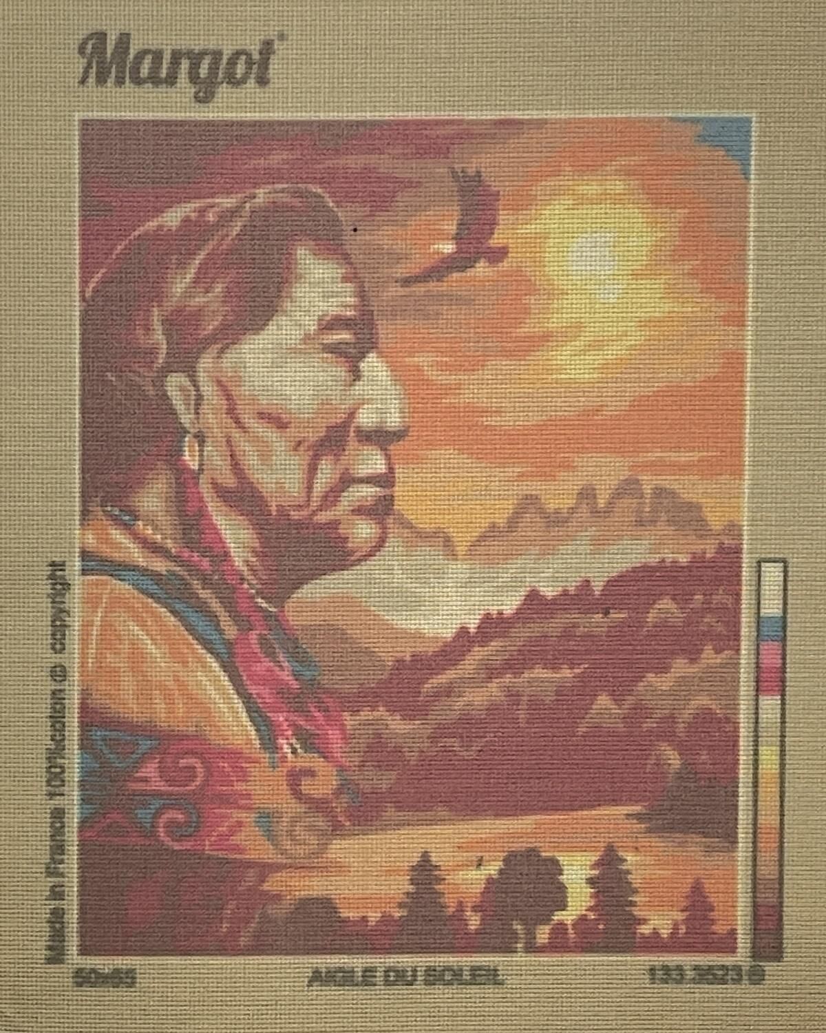 Margot Baskılı Goblen 133 3523 Aigle du Soleil 50x65cm Tablo Pano Sadece Goblen Kumaşı B KALİTE