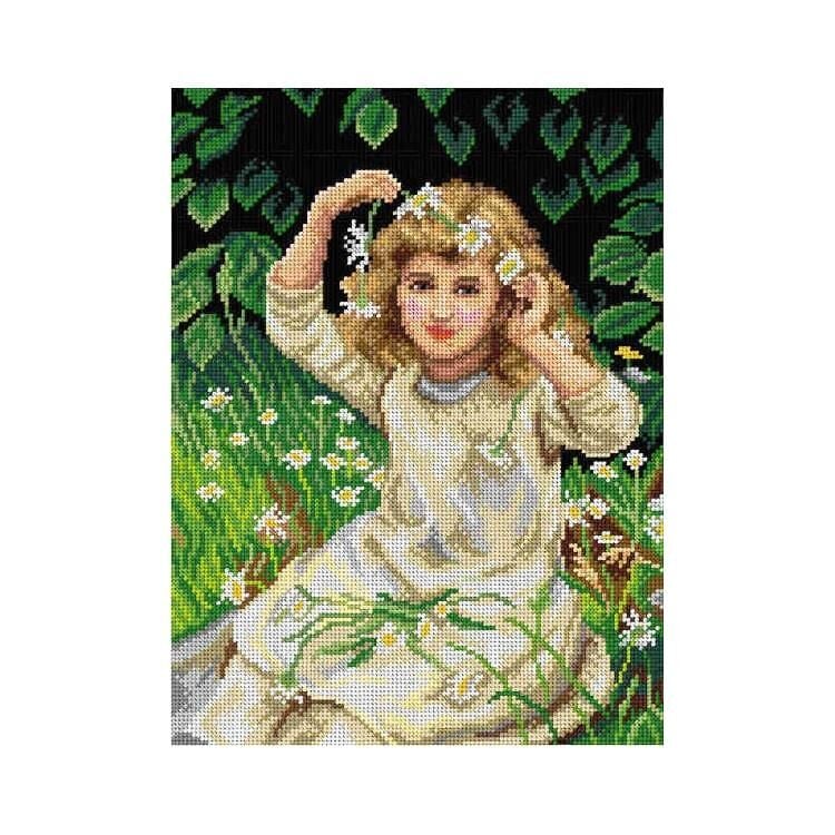 Orchidea Baskılı Goblen Kız 2870 30*40 cm