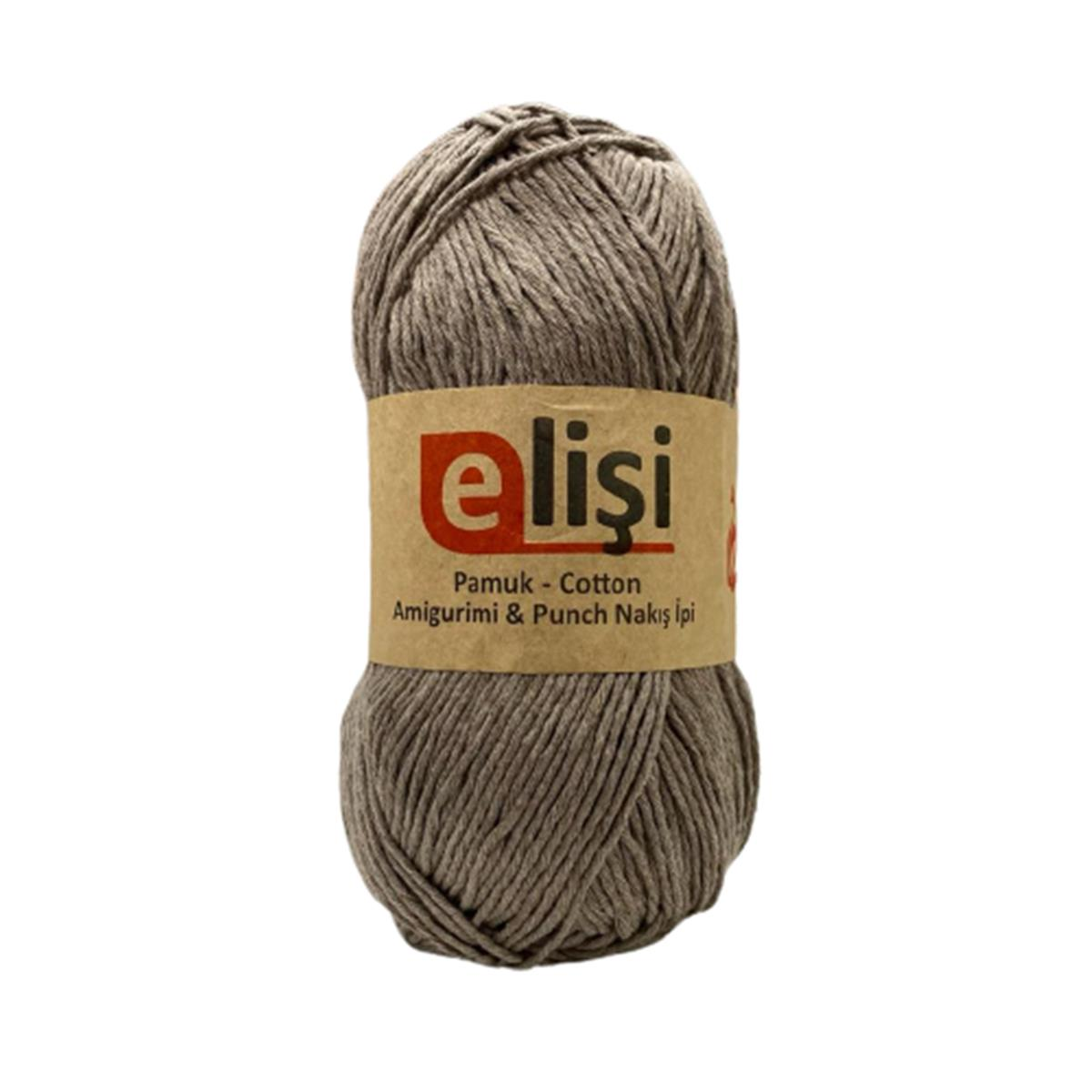 Elişi Pamuk Amigurumi İpi İpliği Cotton Koton 100gr X03 Kahverengi