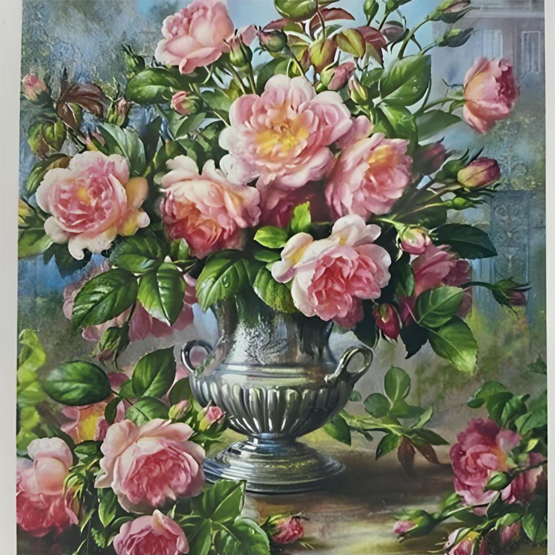 5D Yapışan Boncuk Goblen 30 x 40 cm Mozaik Tablo Pano 60327