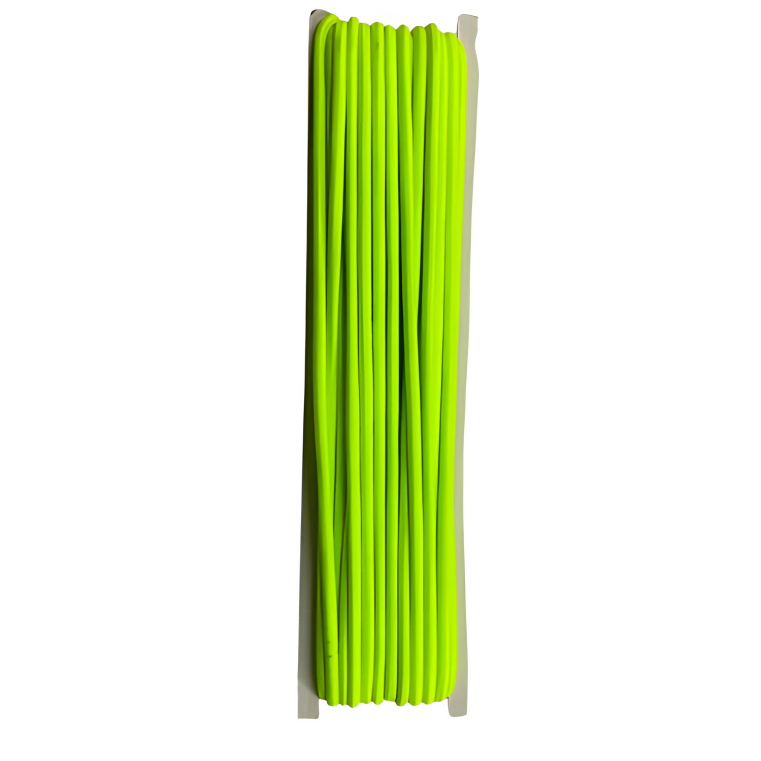Tek-İş Renkli Yuvarlak Lastik 3 mm 10 metre 21 Neon Yeşil