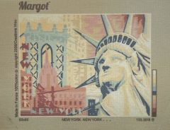Margot Baskılı Goblen 133 3518 New York 50x65cm Tablo Pano