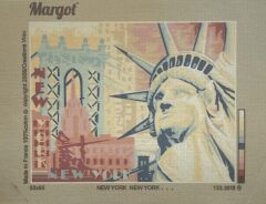 Margot Baskılı Goblen 133 3518 New York 50x65cm Tablo Pano