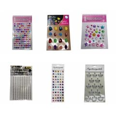 Sticker Seti Taşlı Boncuklu tts