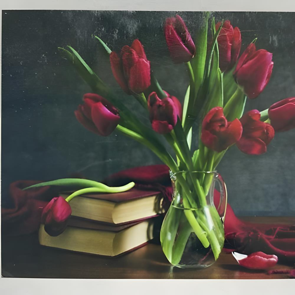 5D Yapışan Boncuk Goblen 30 x 40 cm Mozaik Tablo Pano 60293