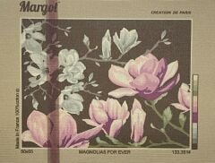 Margot Baskılı Goblen 133 3514 Magnolias For Ever 50x65cm Tablo Pano