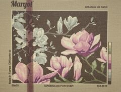 Margot Baskılı Goblen 133 3514 Magnolias For Ever 50x65cm Tablo Pano