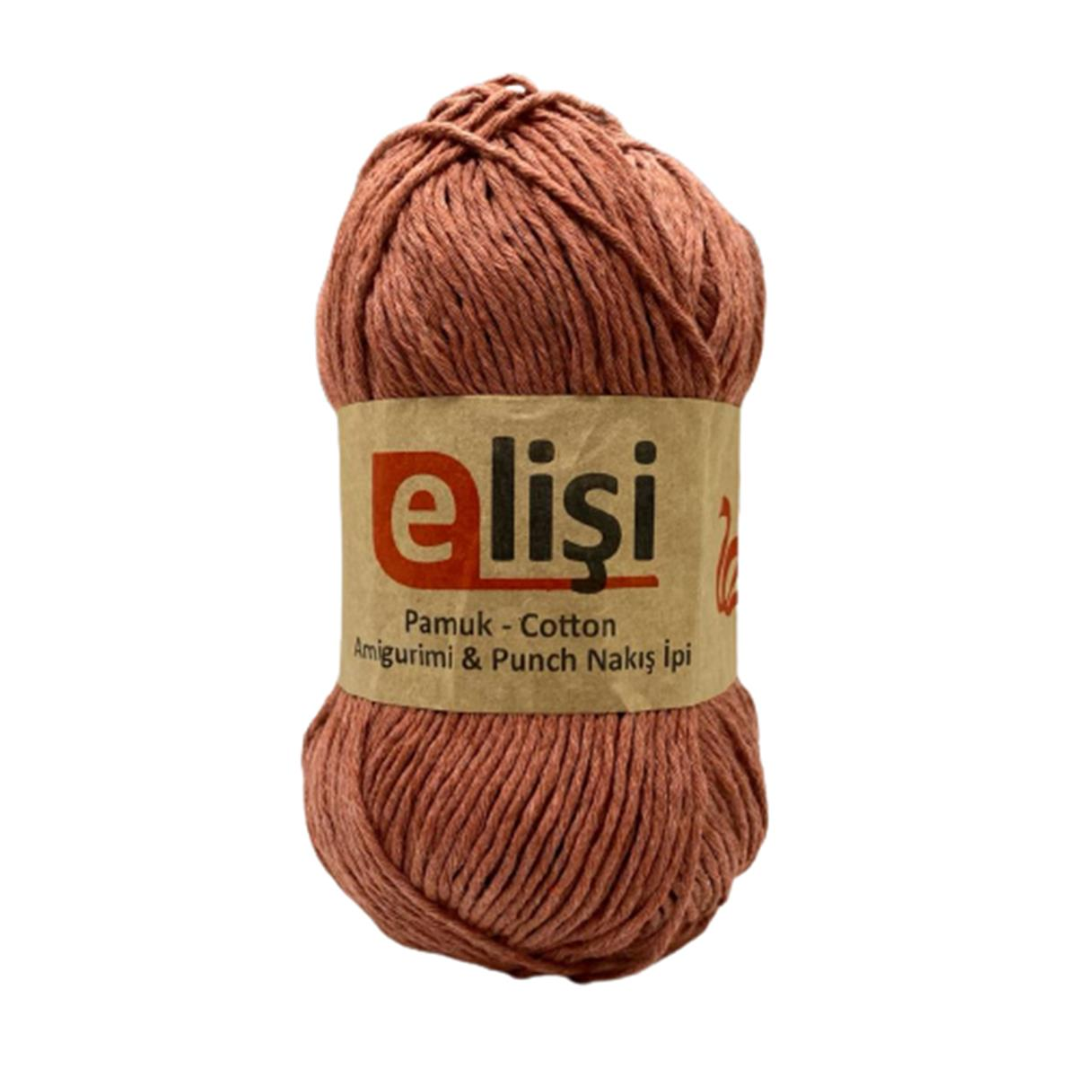 Elişi Pamuk Amigurumi İpi İpliği Cotton Koton 100gr X10 Taba