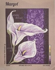 Margot Baskılı Goblen 133 3509 Arums Delicats 50x65cm Tablo Pano