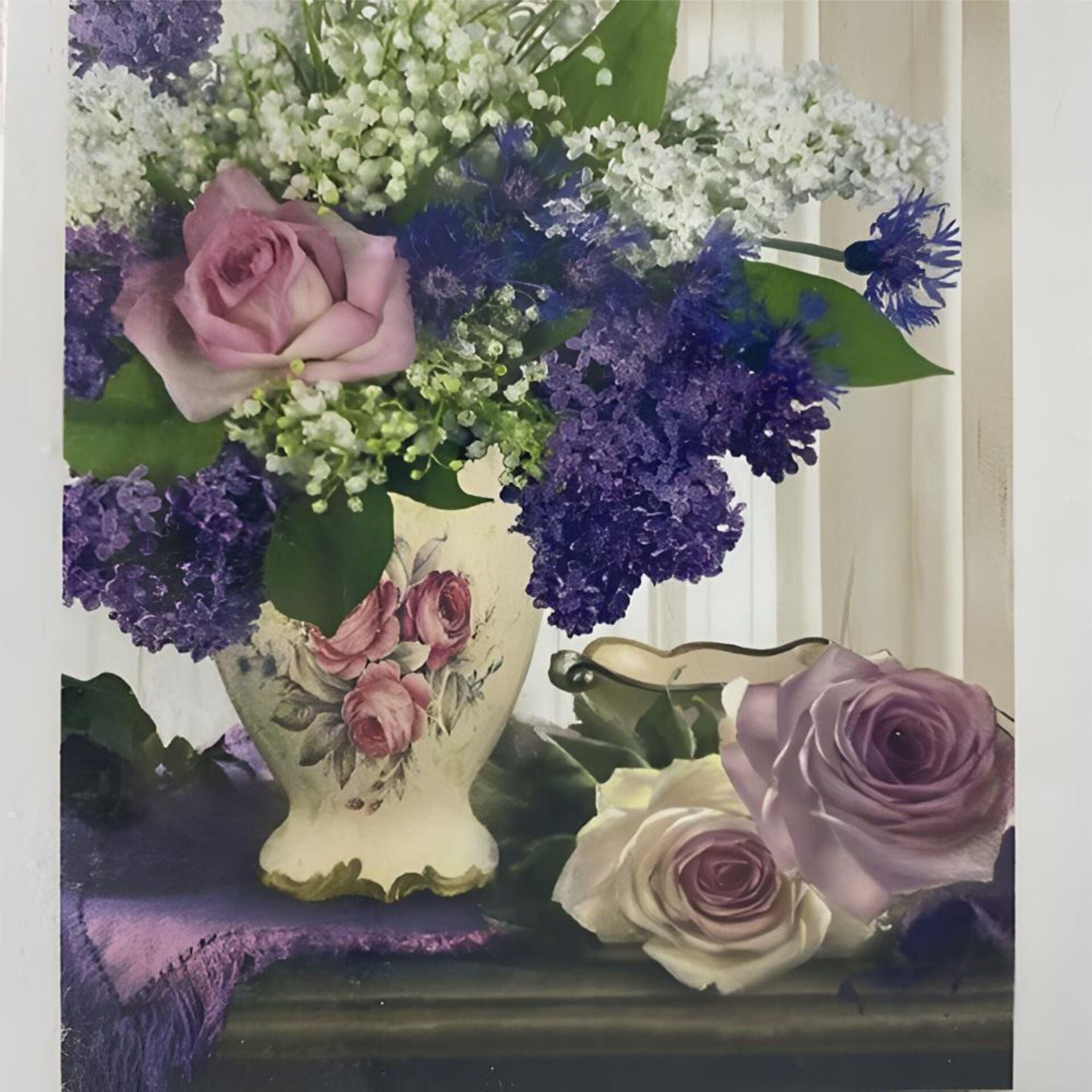 5D Yapışan Boncuk Goblen 30 x 40 cm Mozaik Tablo Pano 60285