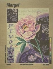 Margot Baskılı Goblen 133 3506 Pivoine En Fleur 50x65cm Tablo Pano