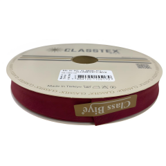Classtex Cotton Koton Katlı Biye 2 cm 25 mt 817 Bordo