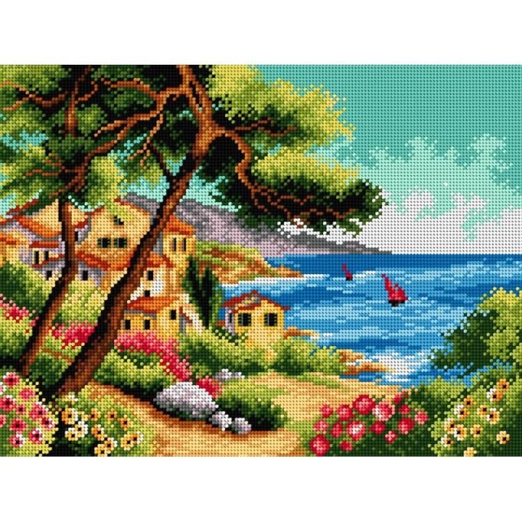 Orchidea Baskılı Goblen Manzara 2339 30*40 cm