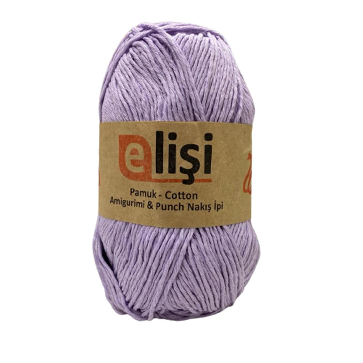 Elişi Pamuk Amigurumi İpi İpliği Cotton Koton 100gr X18 Lila