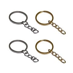 Anahtarlık Halkası Zincirli Yassı Kalın 5cm