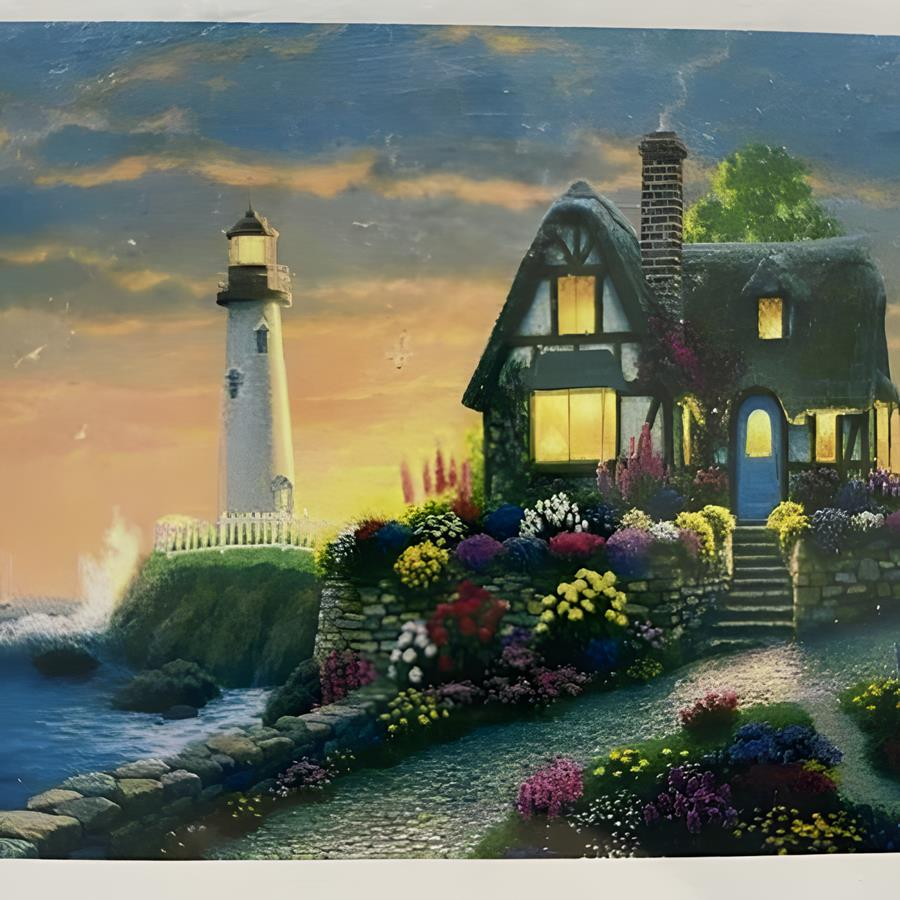 5D Yapışan Boncuk Goblen 30 x 40 cm Mozaik Tablo Pano 60711