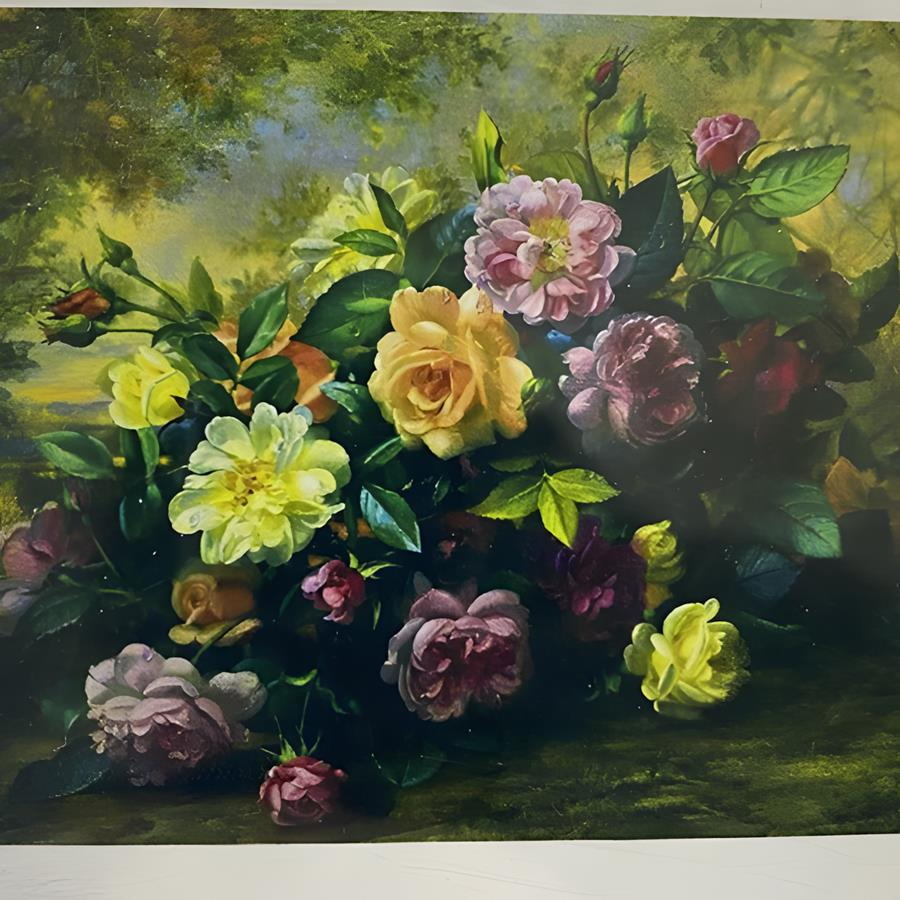 5D Yapışan Boncuk Goblen 30 x 40 cm Mozaik Tablo Pano 60257