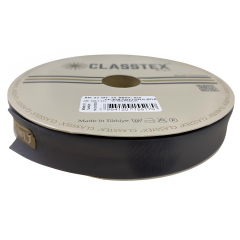 Classtex Cotton Koton Katlı Biye 2 cm 25 mt 829 Koyu Gri