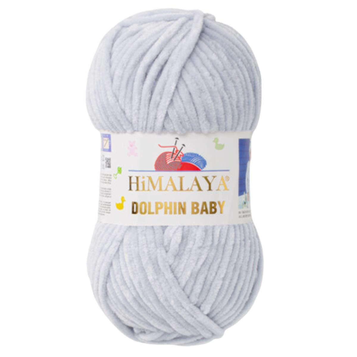 Himalaya Dolphin Baby Kadife İp El Örgü Yünü 80325 Açık Gri