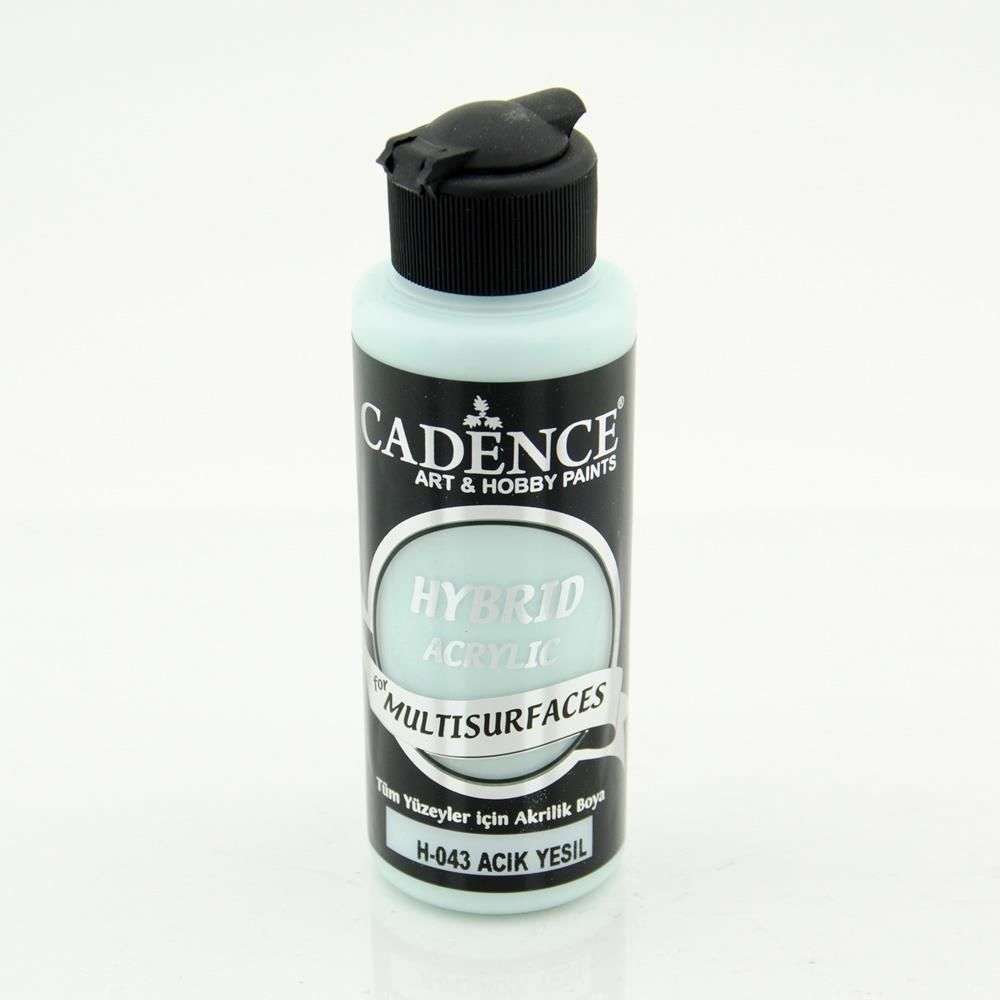 Cadence Hybrid Acrylic Multisurfaces 120ml - Tüm Yüzeyler İçin Akrilik Boya H-043 Açık Yeşil