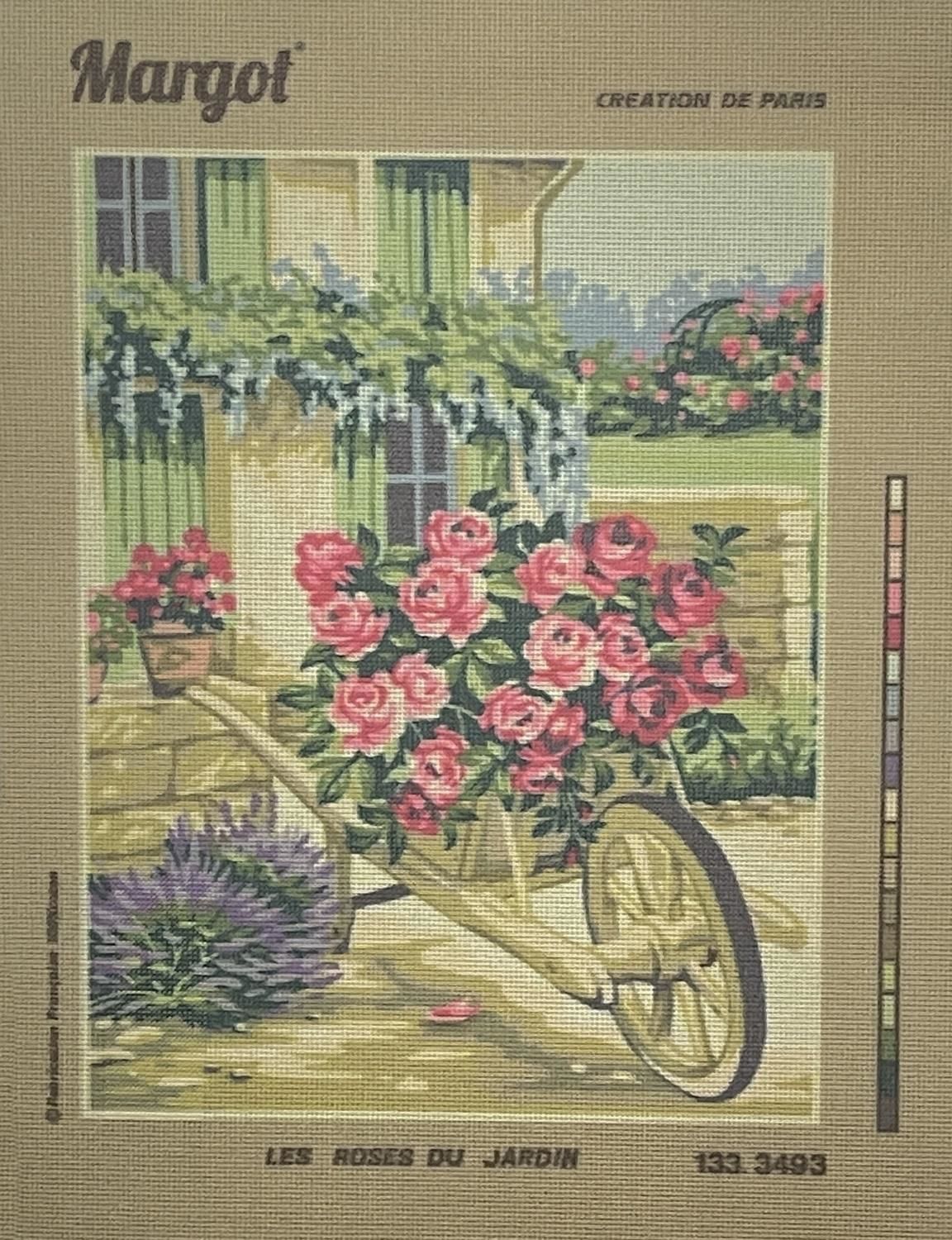 Margot Baskılı Goblen 133 3493 Les Roses Du Jardin 50x65cm Tablo Pano