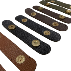 Çanta Klipsi Deri Çiftli Mıknatıs 3*16 cm YML23 Siyah