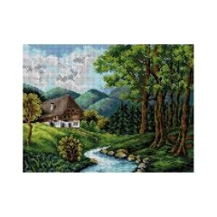 Orchidea Baskılı Goblen Manzara 2350 30*40 cm