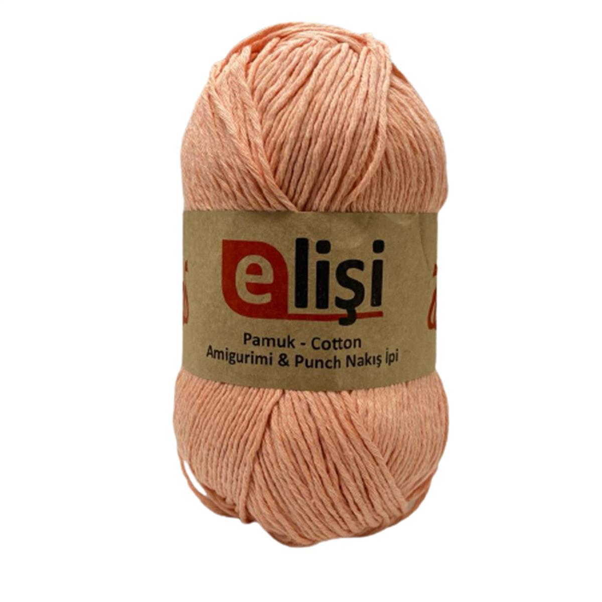 Elişi Pamuk Amigurumi İpi İpliği Cotton Koton 100gr X28 Ten