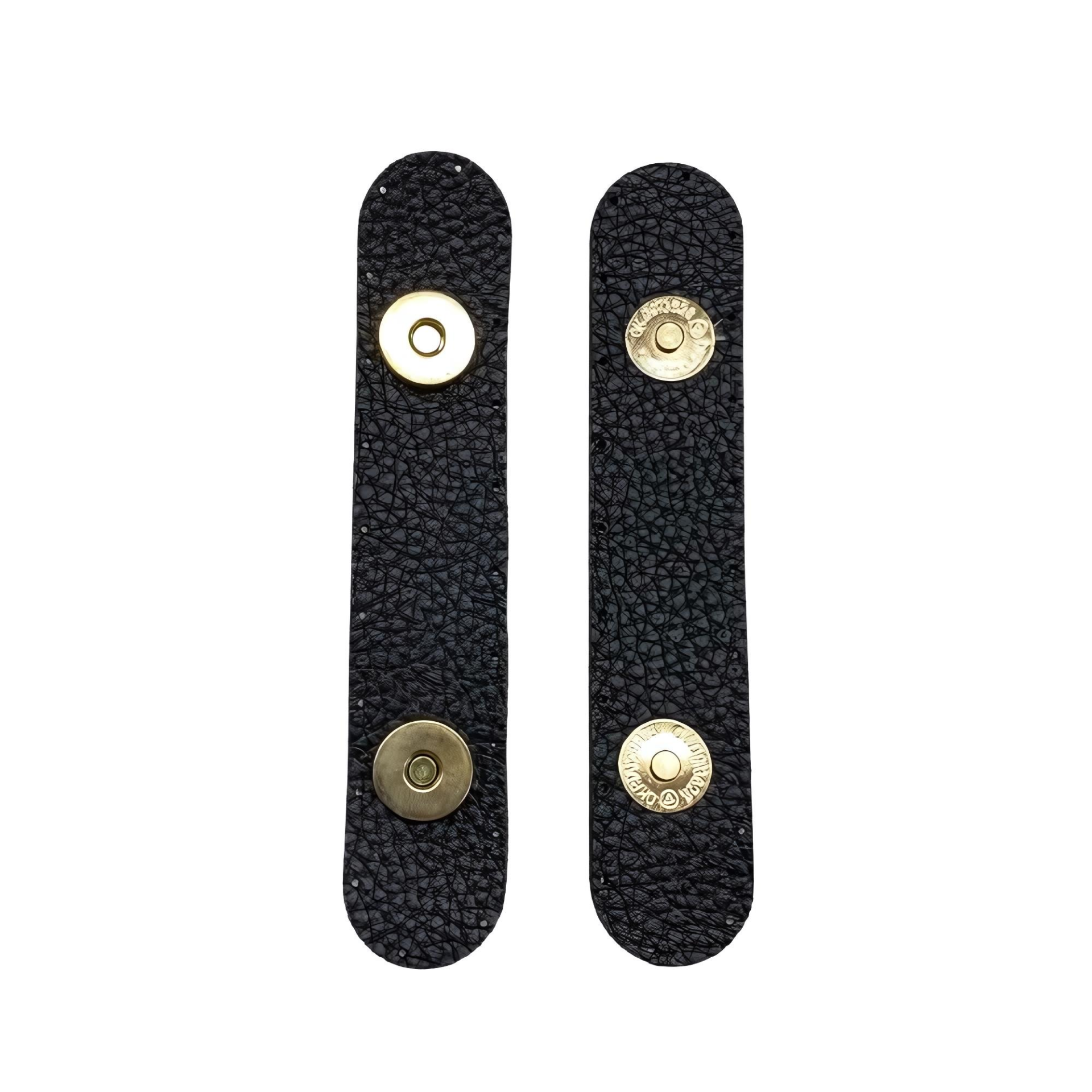 Çanta Klipsi Deri Çiftli Mıknatıs 3*16 cm YML23 Siyah