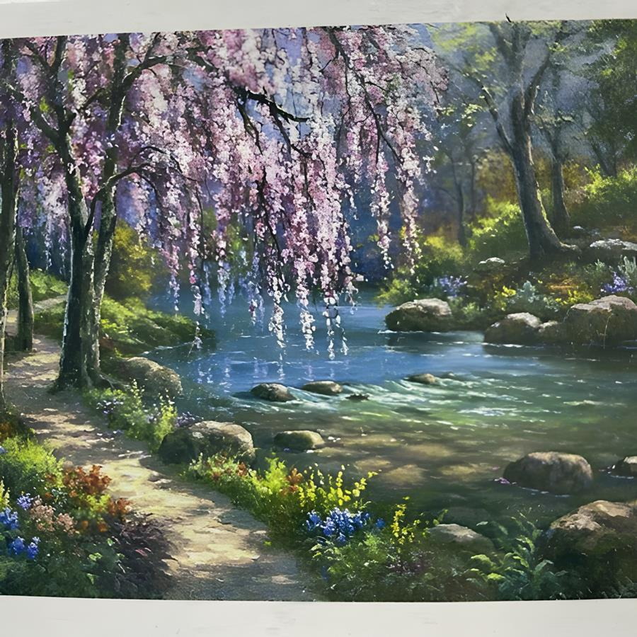 5D Yapışan Boncuk Goblen 30 x 40 cm Mozaik Tablo Pano 60671