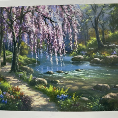 5D Yapışan Boncuk Goblen 30 x 40 cm Mozaik Tablo Pano 60671
