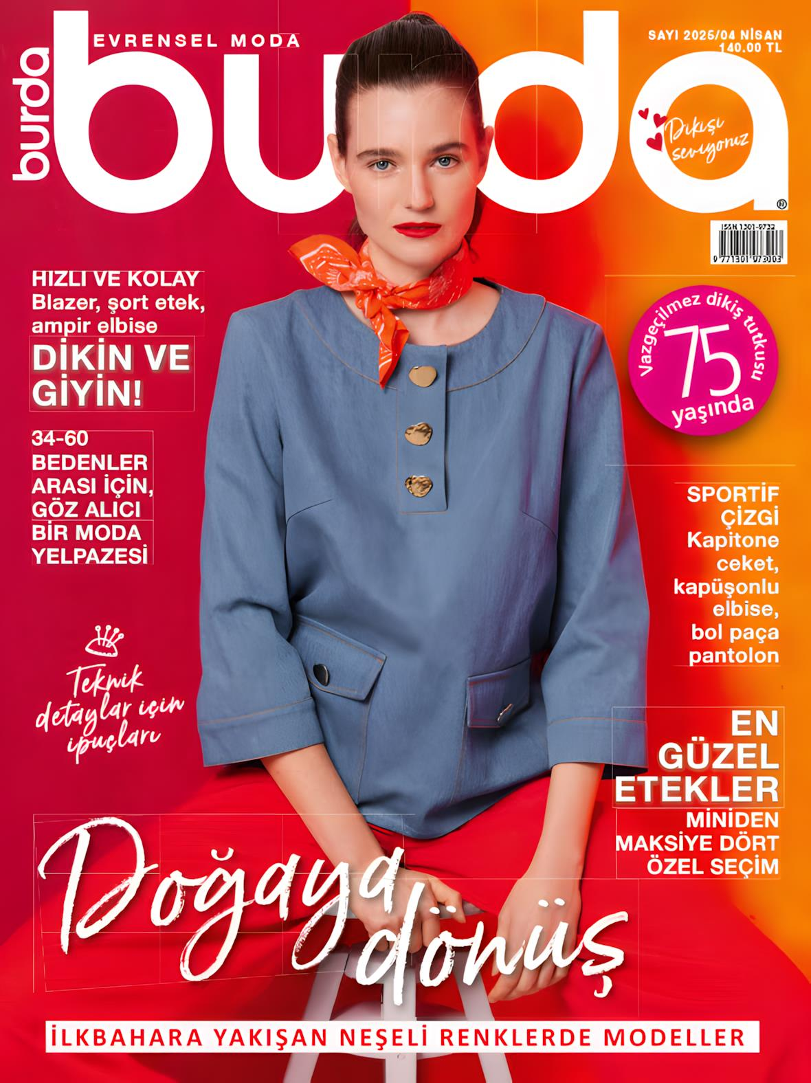 Burda Dikiş Dergisi 2025 / 04 Nisan
