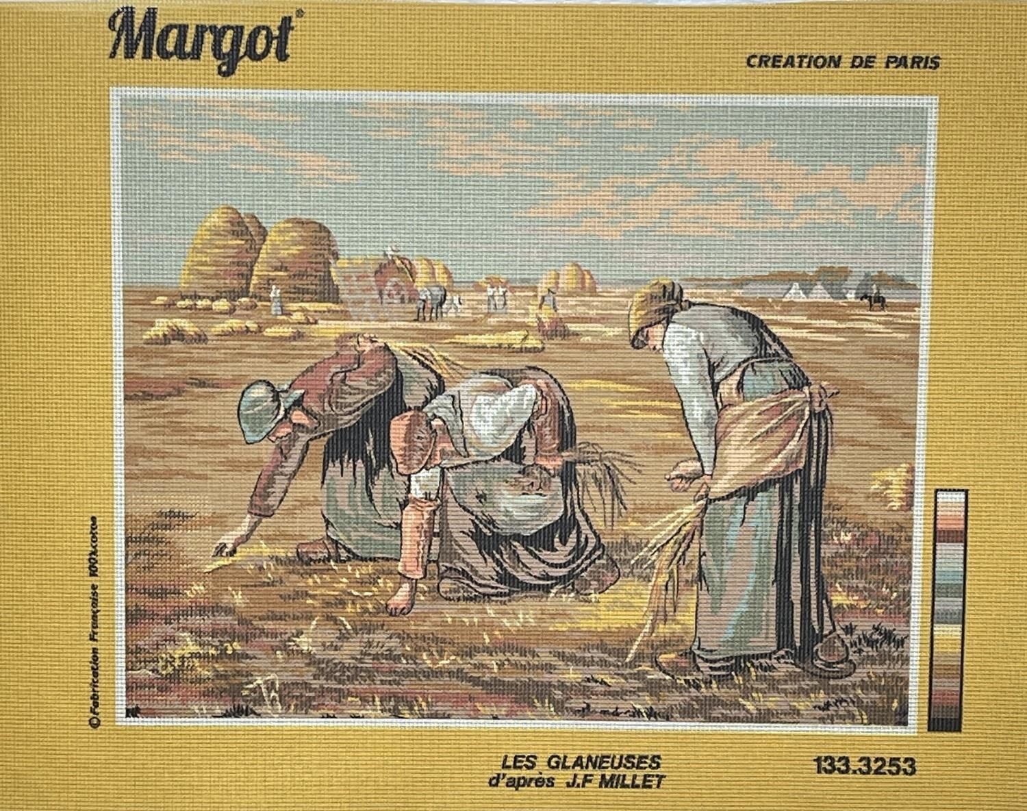 Margot Baskılı Goblen 133 3253 Les Glaneuses 50x65cm Tablo Pano