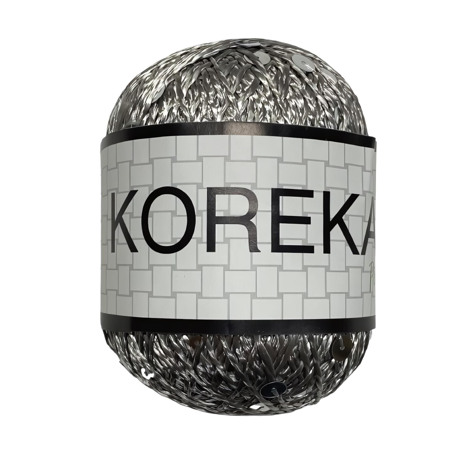 Milan Koreka Pırıltı Pullu Floş El Örgü İpi 50 gr 07 Gri