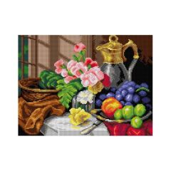 Orchidea Baskılı Goblen Meyve ve Çiçekler 3100 30*40 cm
