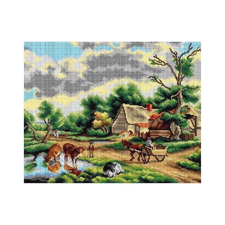 Orchidea Baskılı Goblen Köy 2859 40*50 cm