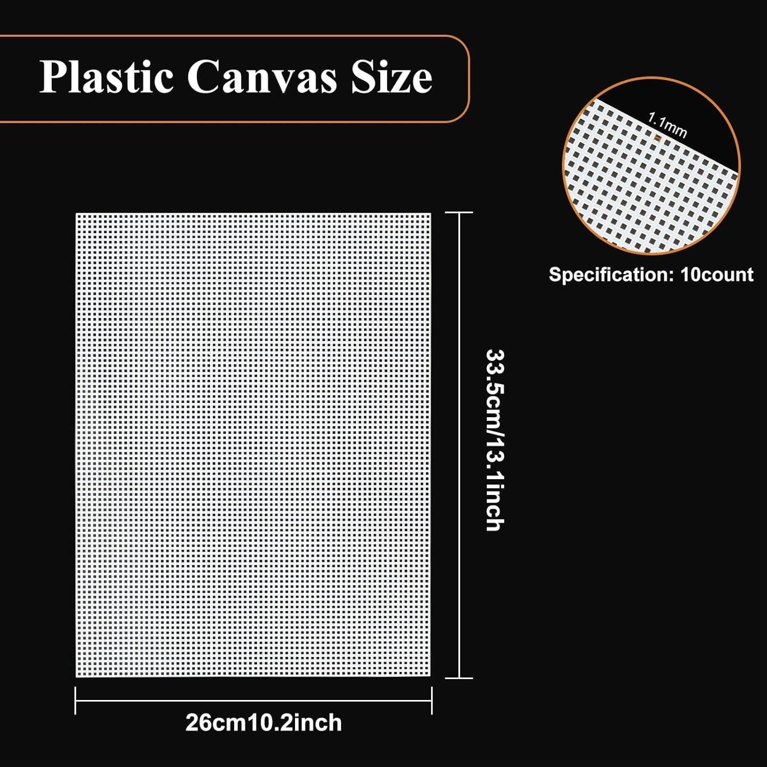 Plastik Kanvas Tabaka İnce Delikli(1,1 mm) 26*33 cm