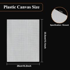 Plastik Kanvas Tabaka İnce Delikli(1,1 mm) 26*33 cm