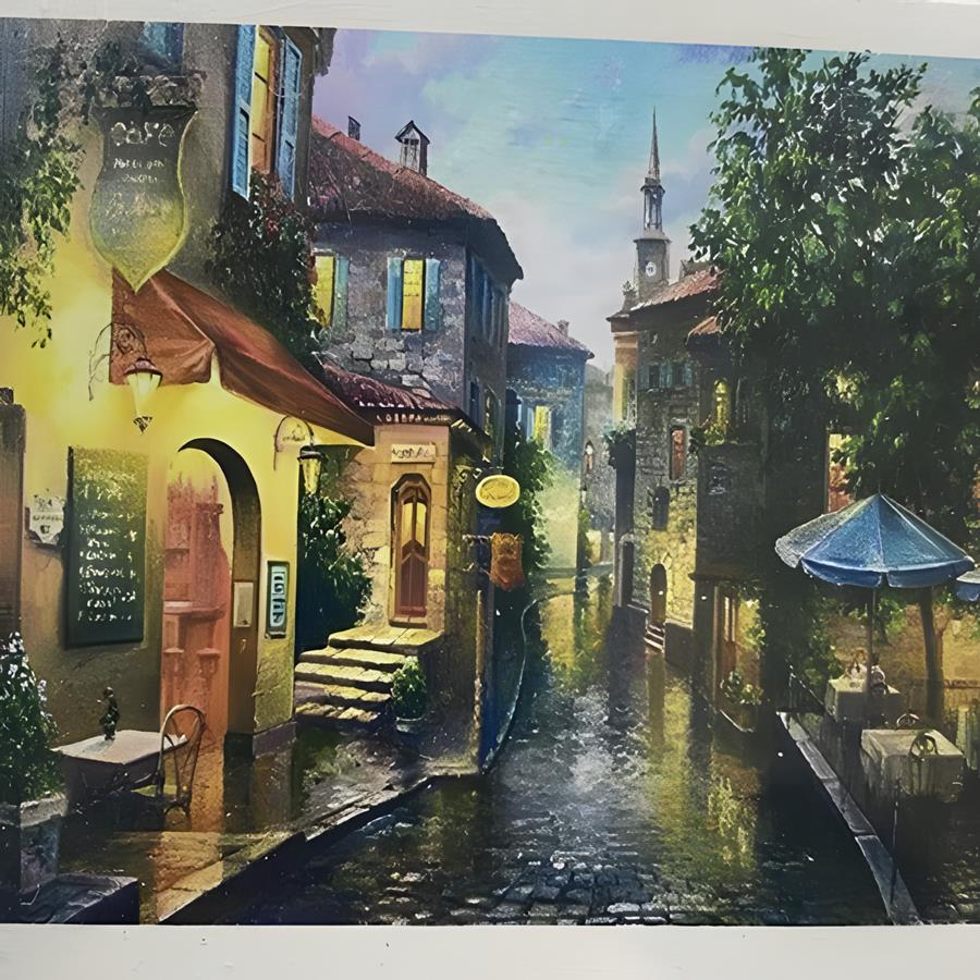 5D Yapışan Boncuk Goblen 30 x 40 cm Mozaik Tablo Pano 60699