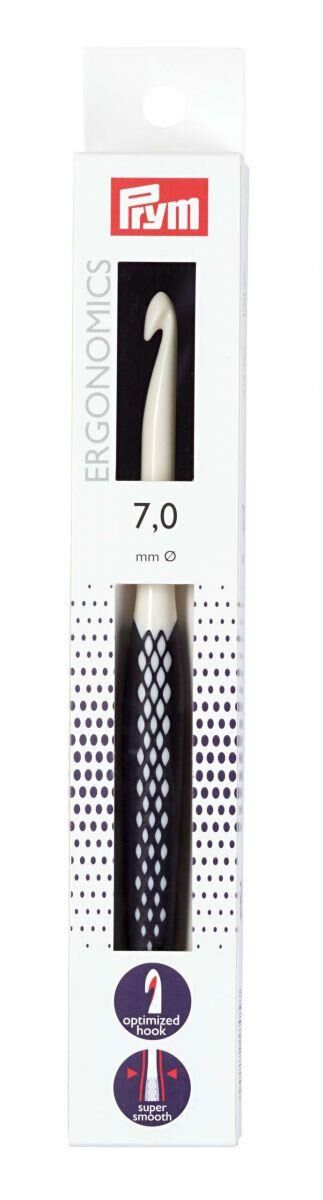Prym Ergonomics 7 mm Ergonomik Silikon Saplı Örgü Tığı 218489