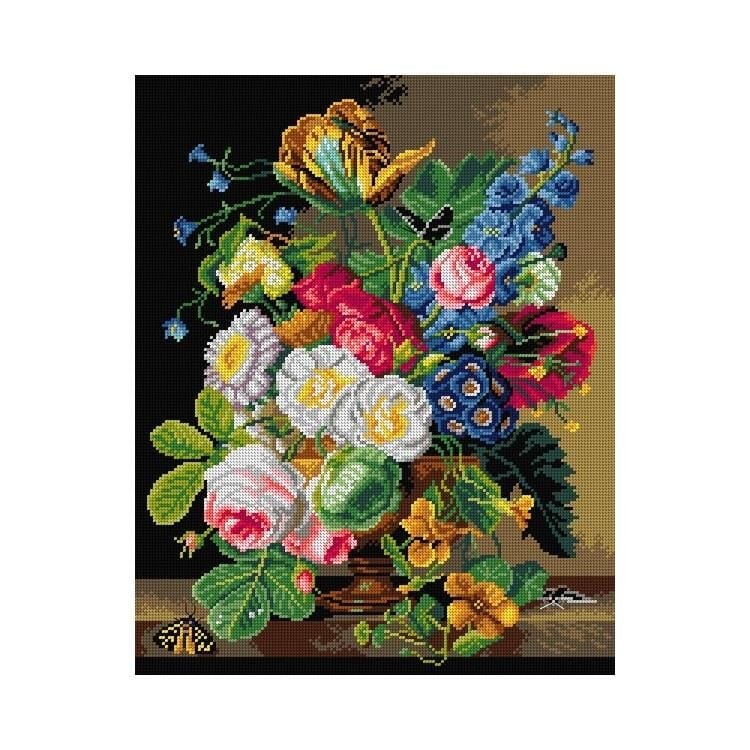 Orchidea Baskılı Goblen Çiçekler 3240 40*50 cm