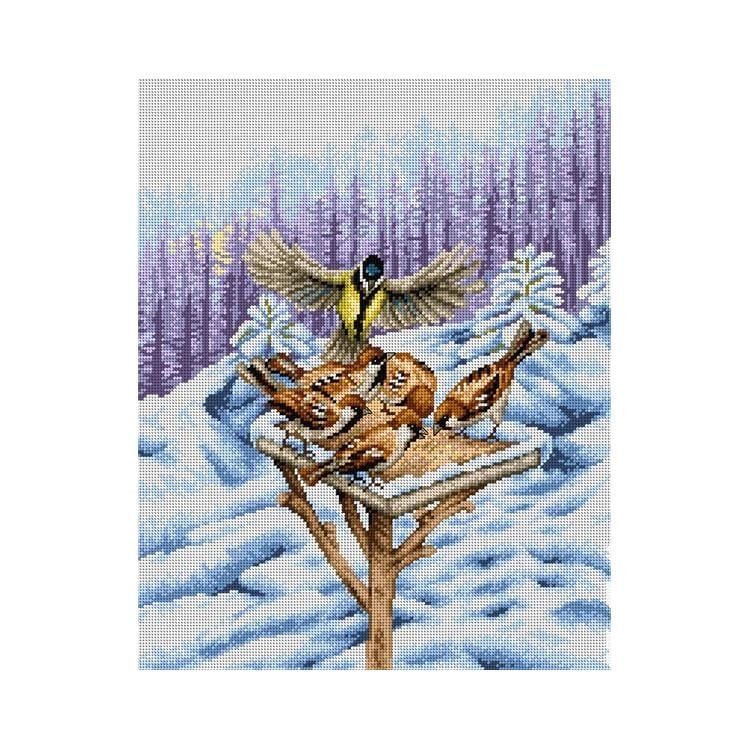 Orchidea Baskılı Goblen Kuşlar 2284 40*50 cm