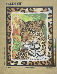 Margot Baskılı Goblen 133 3498 La Panthere 50x65cm Tablo Pano