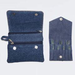 KnitPro İndigo Wood Mini Misinalı Şiş Seti 20645