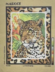 Margot Baskılı Goblen 133 3498 La Panthere 50x65cm Tablo Pano Sadece Goblen Kumaşı SORUNSUZ
