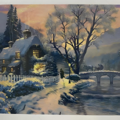5D Yapışan Boncuk Goblen 30 x 40 cm Mozaik Tablo Pano 60743