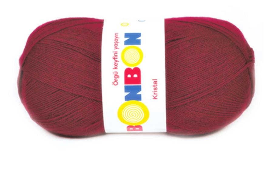 Nako Bonbon Kristal Makine ve Lif Orlonu İpliği 98220 Bordo