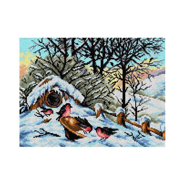 Orchidea Baskılı Goblen Kuşlar 2473 30*40 cm