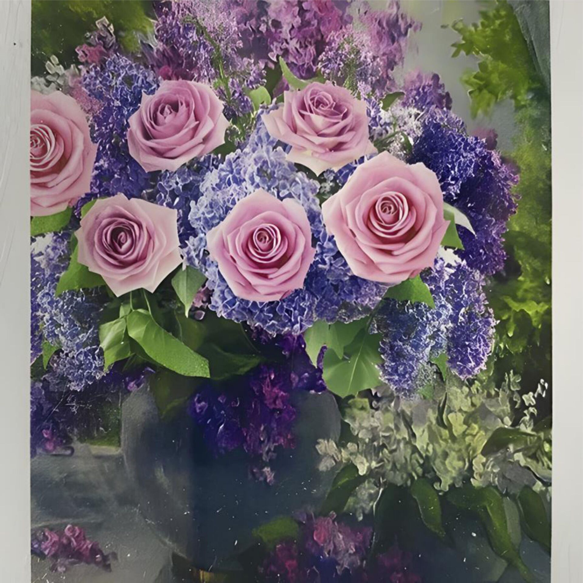 5D Yapışan Boncuk Goblen 30 x 40 cm Mozaik Tablo Pano 60250