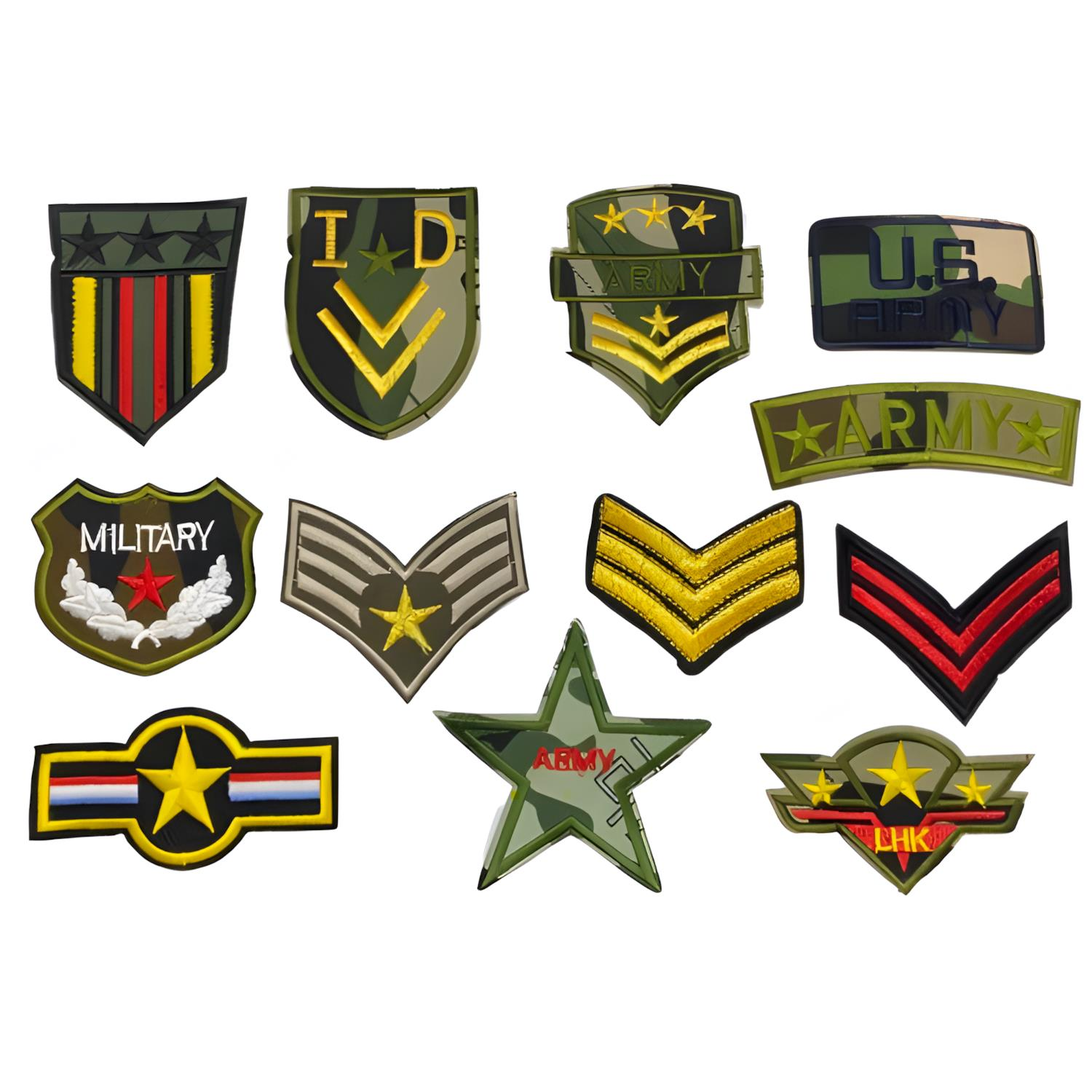 Ütü ile Yapışır Arma, Yama, Aplike, Patch Seti B44